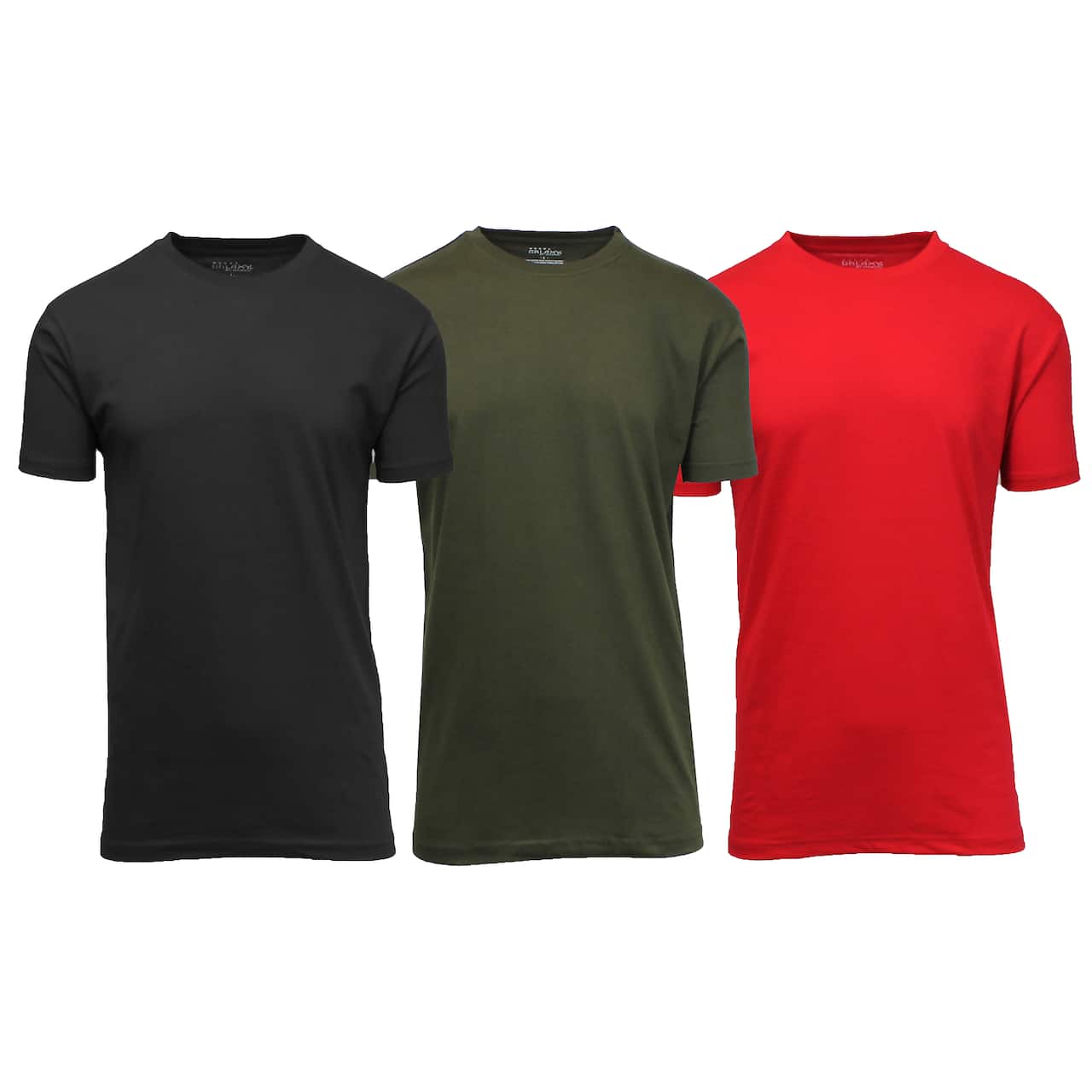 Galaxy By Harvic Crew Neck Men's T-Shirt 3 Pack